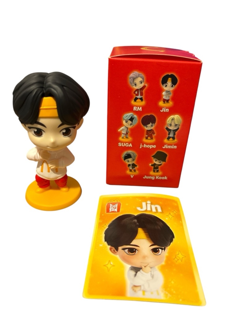BTS Jin Tiny Tan Figure McDonald’s Collector Toy